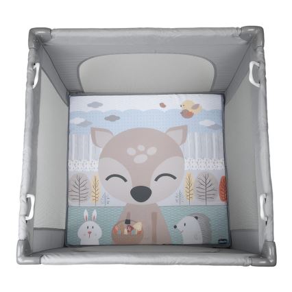 Chicco - Detská ohrádka FAWN šedá