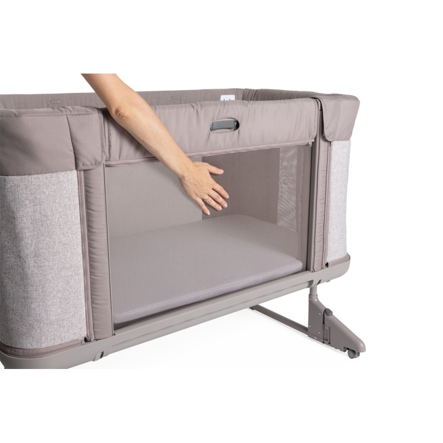 Chicco - Detská postieľka 3v1 NEXT2ME FOREVER šedá