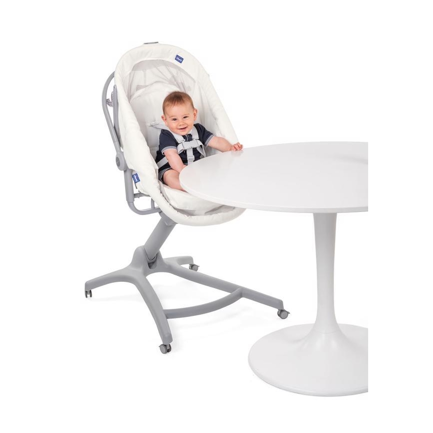 Chicco - Detská postieľka 4v1 BABY HUG šedá/biela