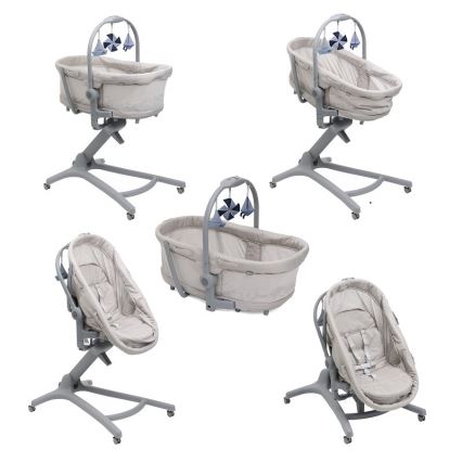 Chicco - Detská postieľka 5v1 BABY HUG PRO béžová