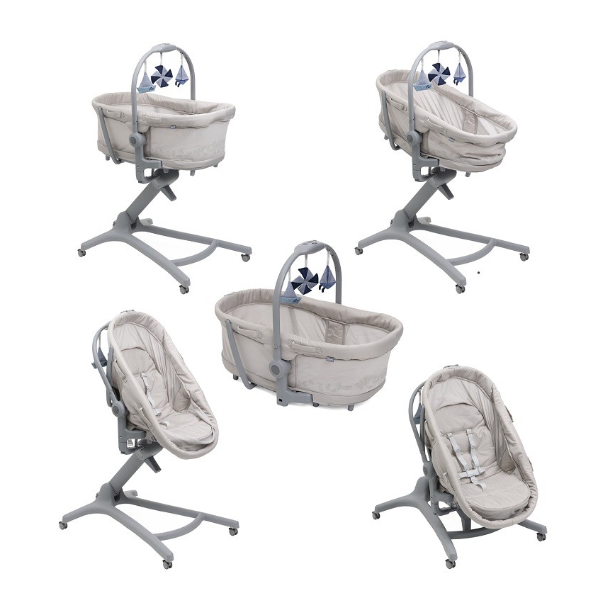 Chicco - Detská postieľka 5v1 BABY HUG PRO béžová