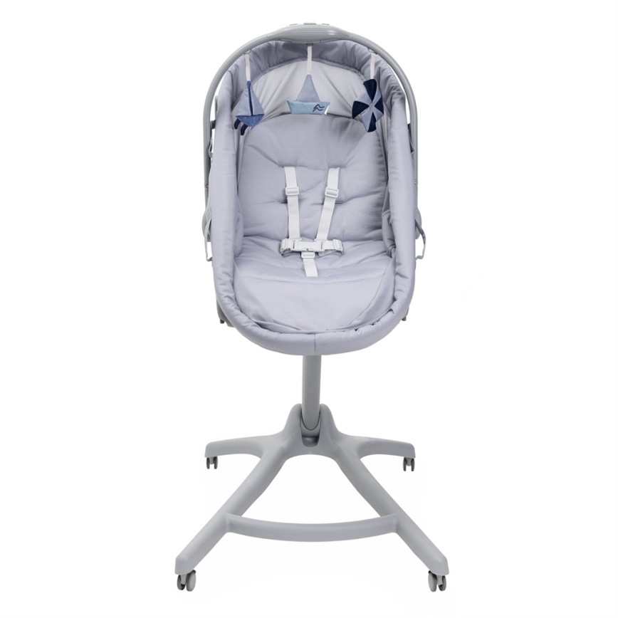 Chicco - Detská postieľka 5v1 BABY HUG PRO šedá