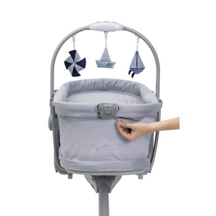 Chicco - Detská postieľka 5v1 BABY HUG PRO šedá
