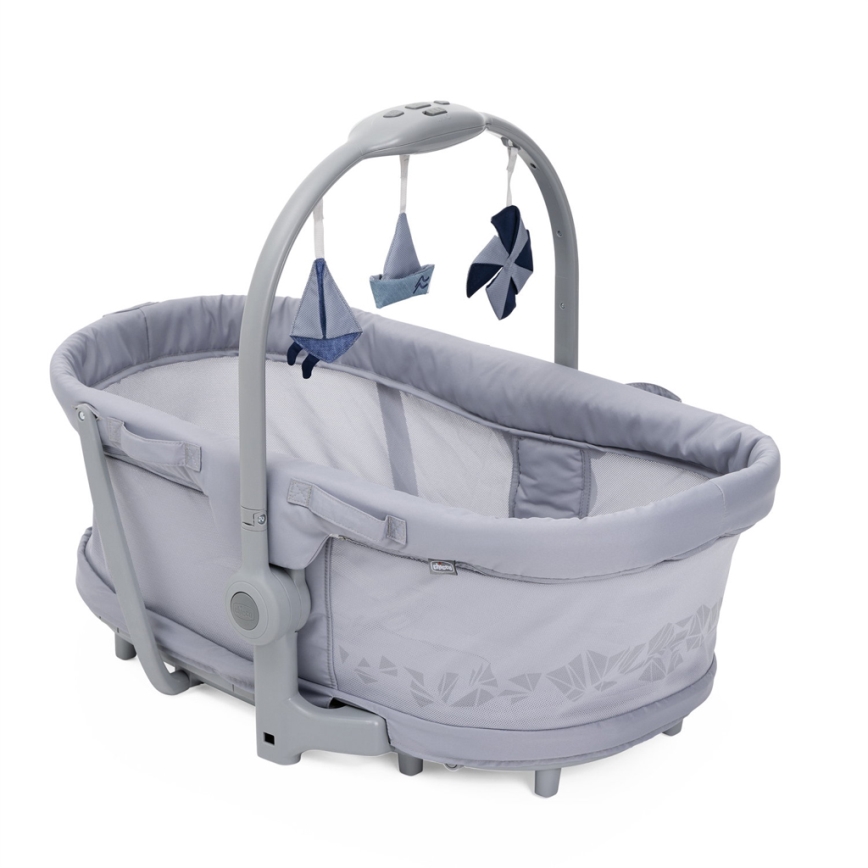 Chicco - Detská postieľka 5v1 BABY HUG PRO šedá