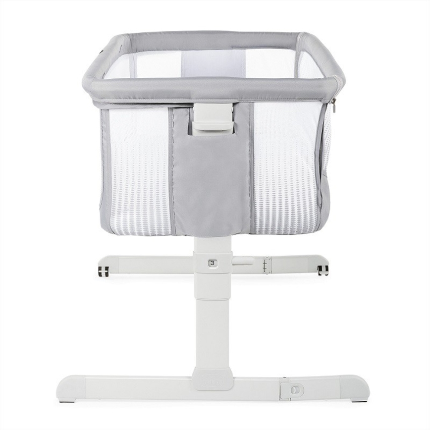 Chicco - Detská postieľka NEXT2ME AIR svetlošedá