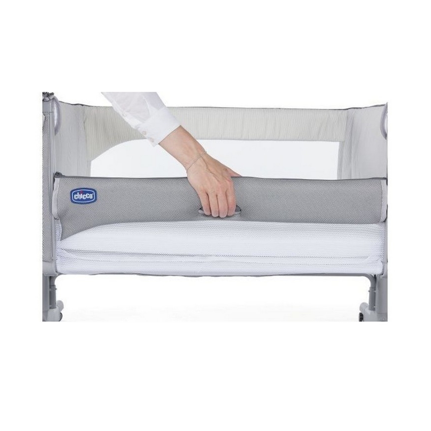 Chicco - Detská postieľka NEXT2ME MAGIC svetlo šedá