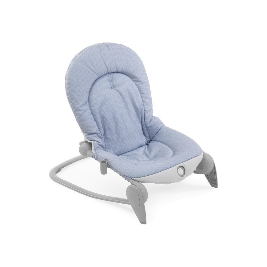 Chicco - Detská vibrujúca hojdačka s melódiou BALLOON Dots 2xAA + 1xLR20 modrá