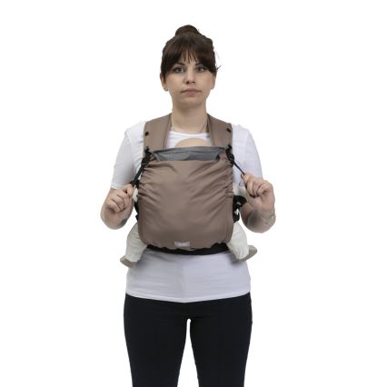 Chicco - Detské nosidlo SKIN FIT hnedá