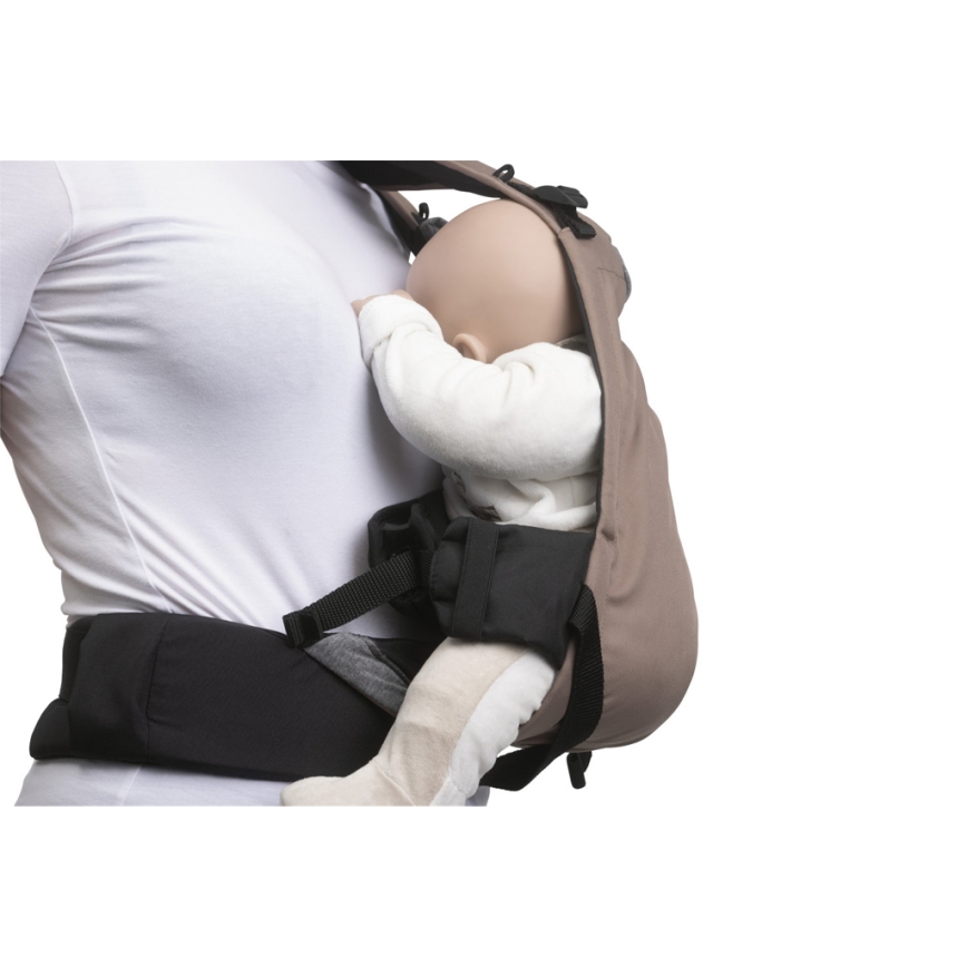Chicco - Detské nosidlo SKIN FIT hnedá