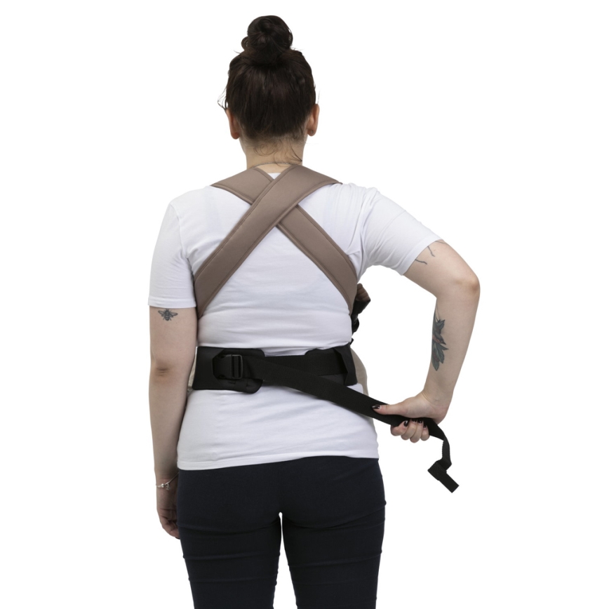 Chicco - Detské nosidlo SKIN FIT hnedá