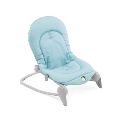 Chicco - Detské vibrujúce ležadlo s melódiou BALLOON Froggy modrá