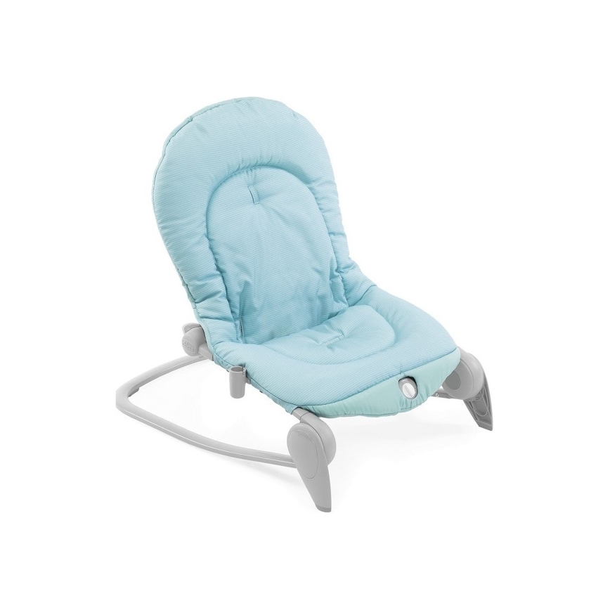 Chicco - Detské vibrujúce ležadlo s melódiou BALLOON Froggy modrá