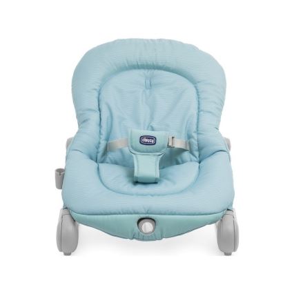 Chicco - Detské vibrujúce ležadlo s melódiou BALLOON Froggy modrá