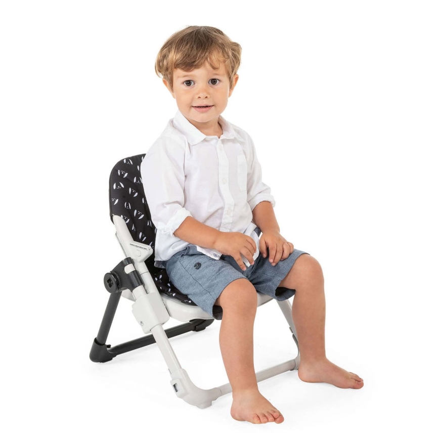 Chicco - Detský prenosný podsedák na stoličku CHAIRY čierna