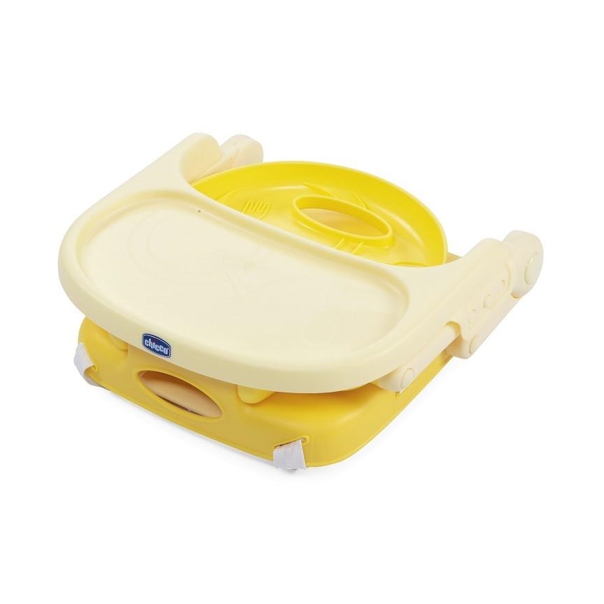 Chicco - Detský prenosný podsedák na stoličku POCKET SNACK žltá