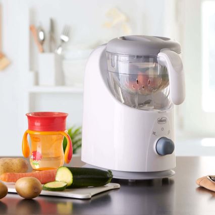 Chicco - Parný hrniec a mixér 4v1 EASY MEAL