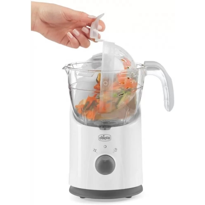 Chicco - Parný hrniec a mixér 4v1 EASY MEAL