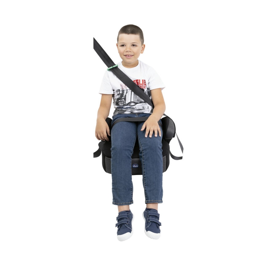 Chicco - Podsedák do auta QUASAR FIX i-Size (126-150 cm) čierna/šedá