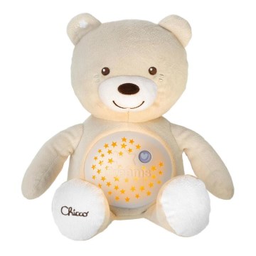 Chicco - Projektor s melódiou BABY BEAR 3xAAA béžová