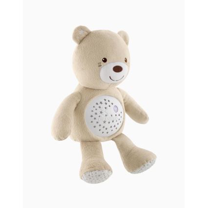 Chicco - Projektor s melódiou BABY BEAR 3xAAA béžová