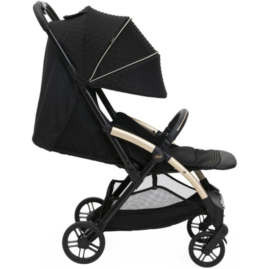 Chicco - Športový kočík GOODY XPLUS Black Re_Lux Eco+ + odrážadlo ALL AROUND