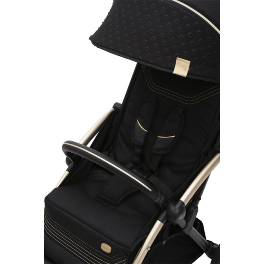 Chicco - Športový kočík GOODY XPLUS Black Re_Lux Eco+ + odrážadlo ALL AROUND
