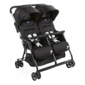 Chicco - Športový kočík pre dvojčatá OHLALA TWIN Black Night čierna