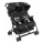 Chicco - Športový kočík pre dvojčatá OHLALA TWIN Black Night čierna