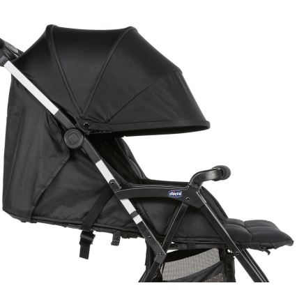Chicco - Športový kočík pre dvojčatá OHLALA TWIN Black Night čierna