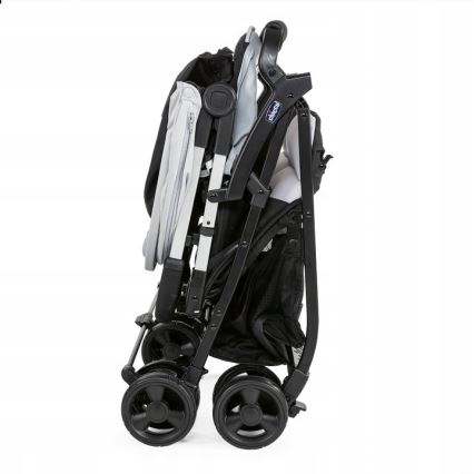 Chicco - Športový kočík pre dvojčatá OHLALA TWIN Silver Cat strieborná