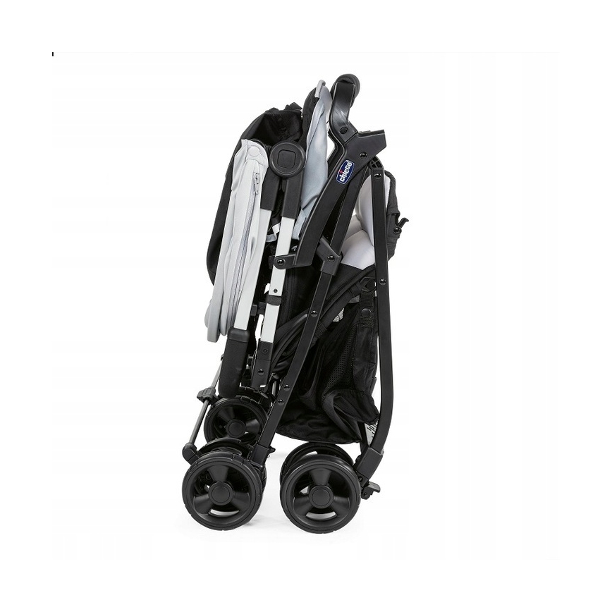 Chicco - Športový kočík pre dvojčatá OHLALA TWIN Silver Cat strieborná