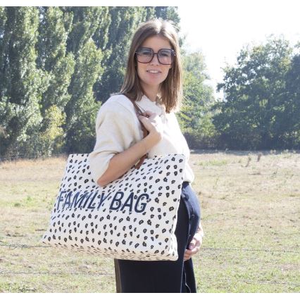 Childhome - Cestovná taška FAMILY BAG leopard