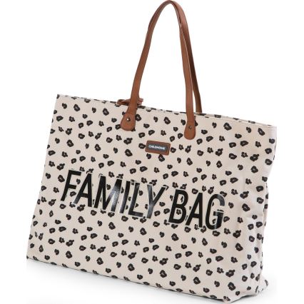 Childhome - Cestovná taška FAMILY BAG leopard