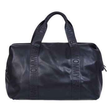 Childhome - Prebaľovacia taška MOMMY BAG LEATHER čierna