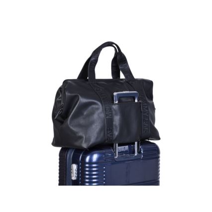Childhome - Prebaľovacia taška MOMMY BAG LEATHER čierna