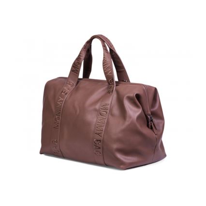 Childhome - Prebaľovacia taška MOMMY BAG LEATHER hnedá