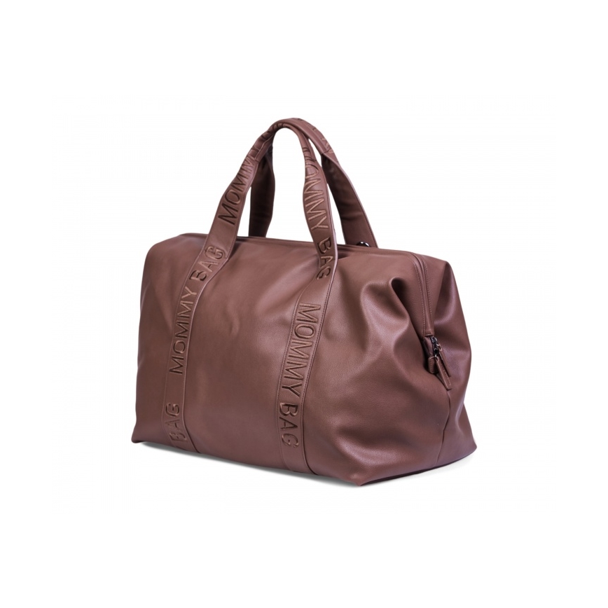 Childhome - Prebaľovacia taška MOMMY BAG LEATHER hnedá