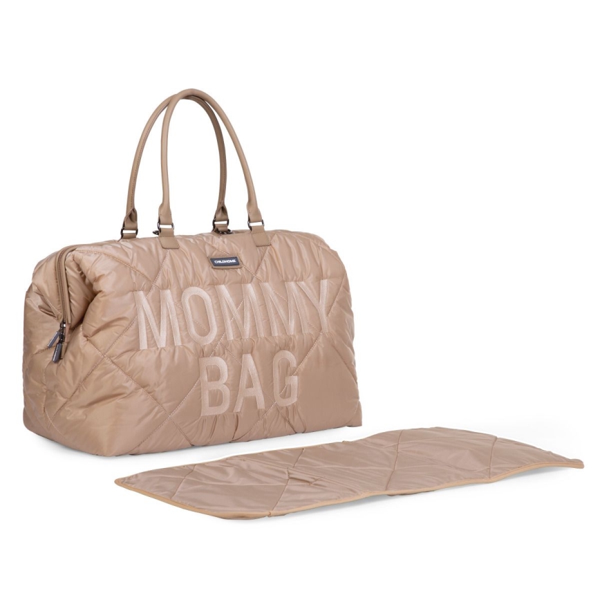 Childhome - Prebaľovacia taška MOMMY BAG PUFFERED béžová