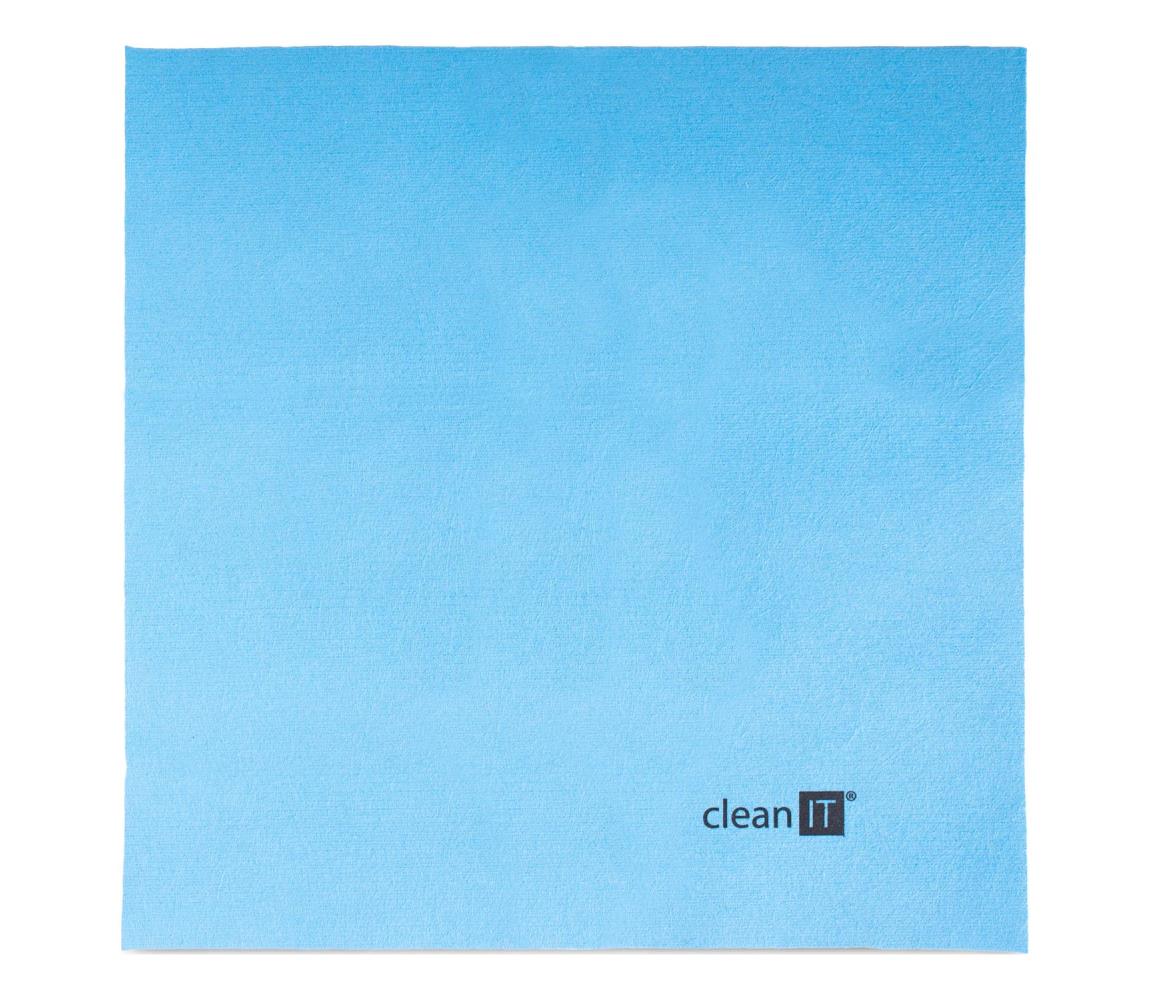 CLEAN IT CL-710 - Čistiaca utierka z mikrovlákna 19x19 cm modrá CL-710