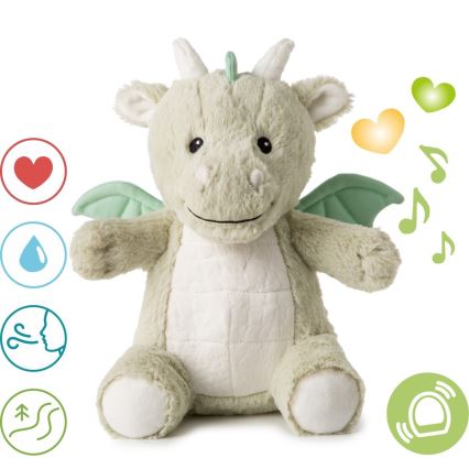 Cloud B - Uspávačik s melódiou a svetlom drak + USB