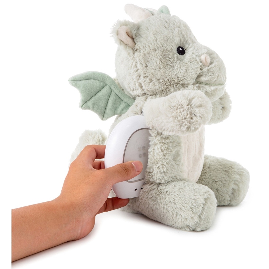 Cloud B - Uspávačik s melódiou a svetlom drak + USB