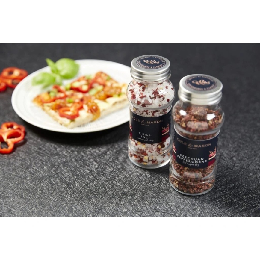 Cole&Mason - Darčeková sada Aromatic chilli soli a sečuánskeho koremia