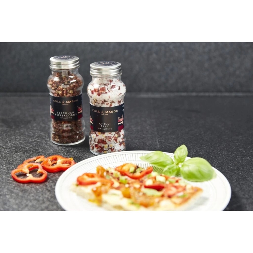 Cole&Mason - Darčeková sada Aromatic chilli soli a sečuánskeho koremia