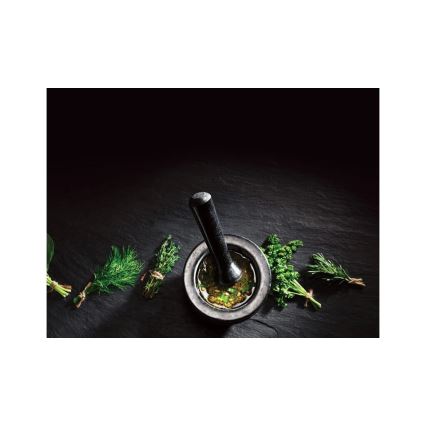 Cole&Mason - Granitový mažiar s tĺčikom GRANITE pr. 14 cm žula/čierna