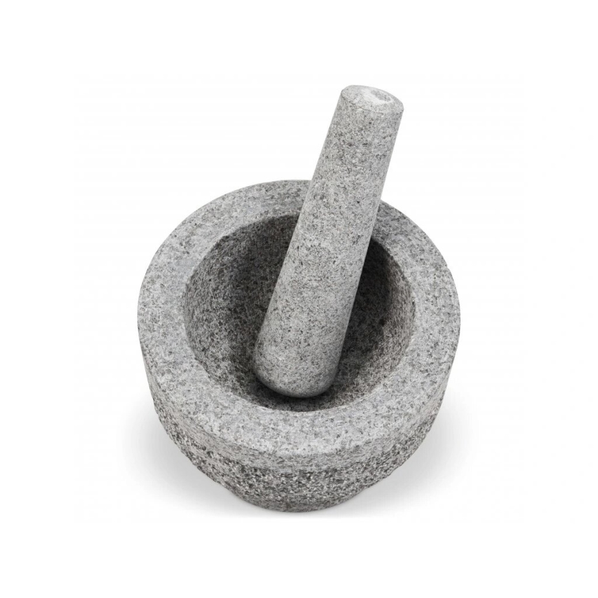 Cole&Mason - Granitový mažiar s tĺčikom GRANITE pr. 15 cm žula/šedá