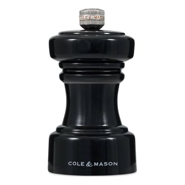 Cole&Mason - Mlynček na korenie HOXTON 10,4 cm buk/lesklá čierna
