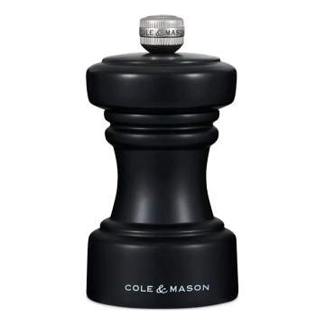 Cole&Mason - Mlynček na korenie HOXTON 10,4 cm buk/matná čierna