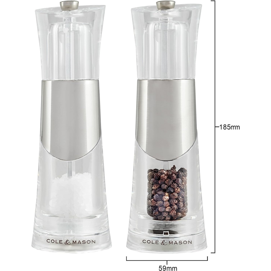 Cole&Mason - Mlynček na soľ BOBBI 18,5 cm