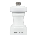 Cole&Mason - Mlynček na soľ HOXTON 10,4 cm buk/lesklá biela
