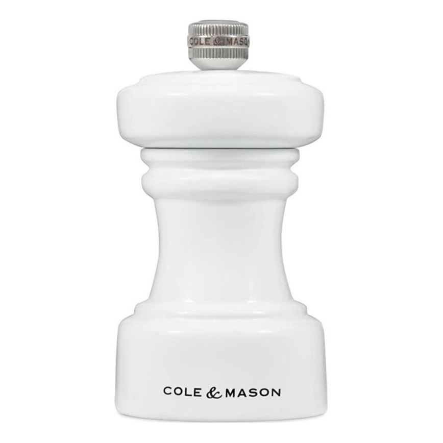 Cole&Mason - Mlynček na soľ HOXTON 10,4 cm buk/lesklá biela